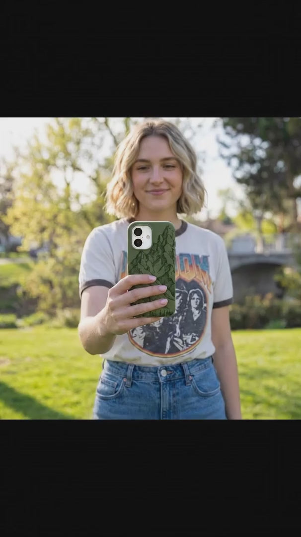 Forest Floor Quiet Climb iPhone 15 Case - Product video demonstration