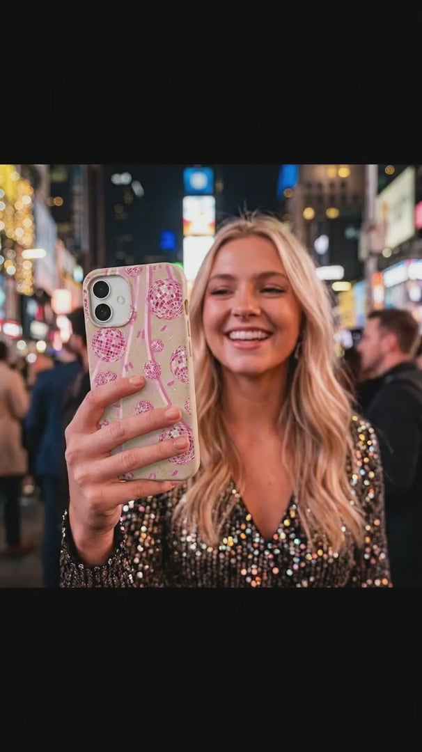 Seashell Dancing Lights iPhone 15 Case - Product video demonstration