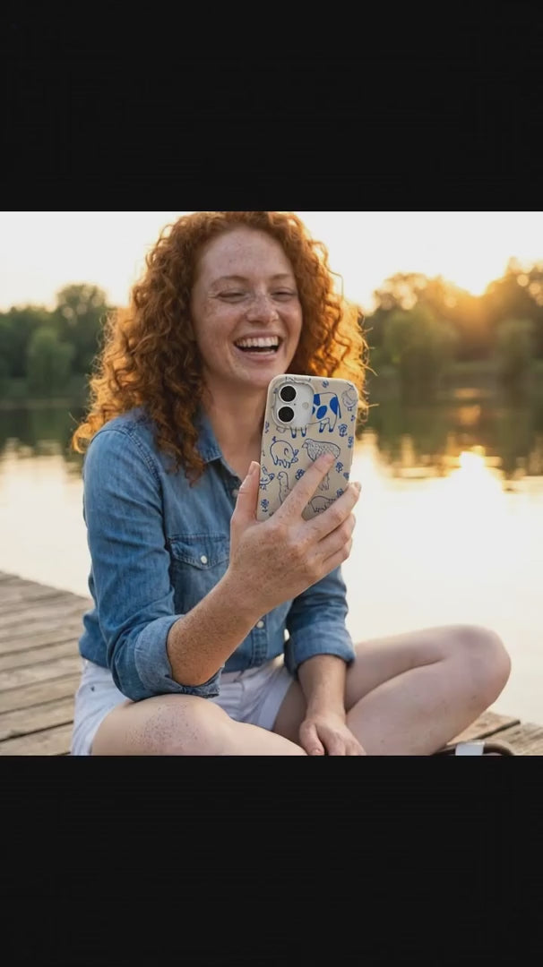London Fog Happy Farmyard iPhone 17 Pro Case - Product video demonstration