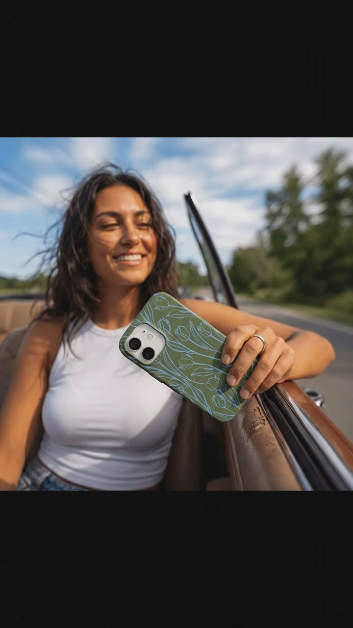 Forest Floor Tulip Dreams iPhone 17 Case - Product video demonstration