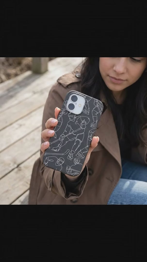 Black Play Sketch iPhone 16 Pro Max Case - Product video demonstration