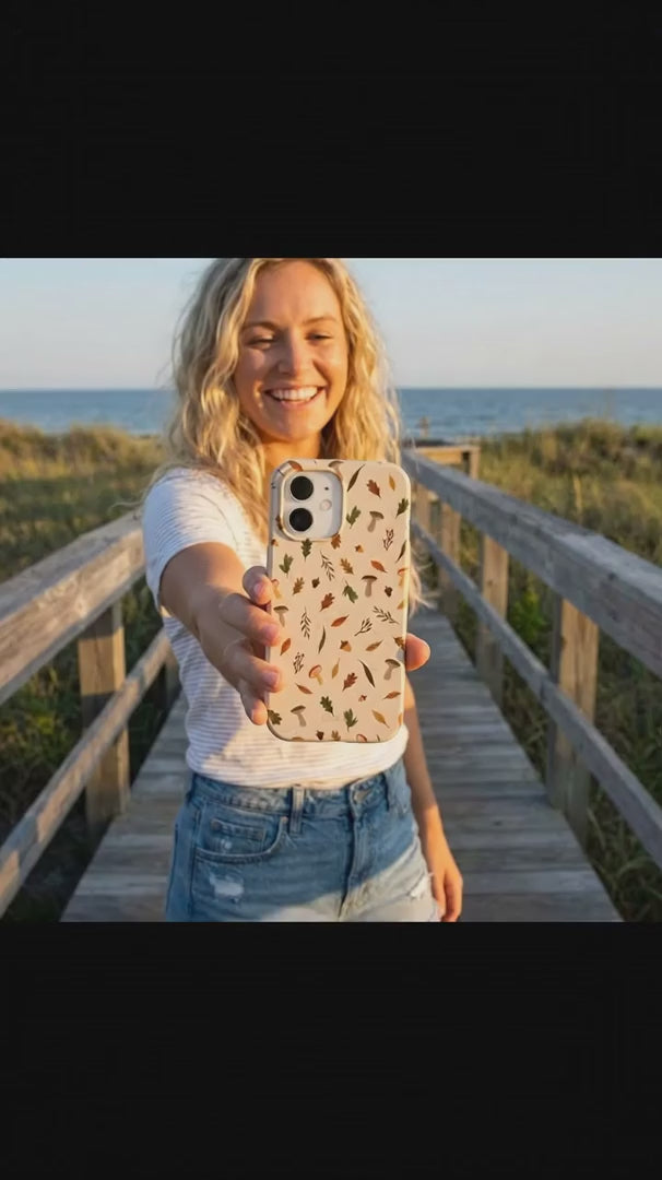 Seashell Woodland Harvest iPhone 16 Pro Case - Product video demonstration