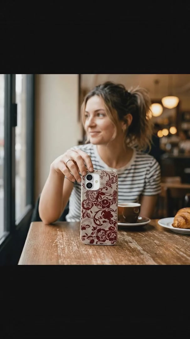 London Fog Crimson Veil iPhone 16 Pro Max Case - Product video demonstration