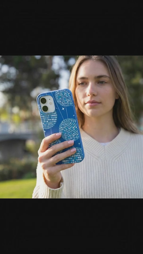 Electric Blue Blue Groove iPhone 16 Pro Case - Product video demonstration