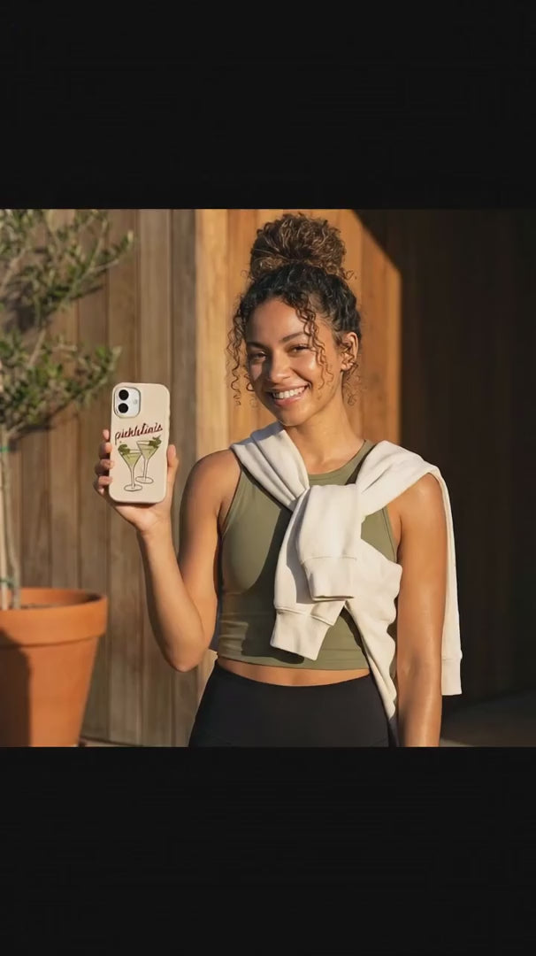 Seashell Pickletinis iPhone 15 Pro Case - Product video demonstration