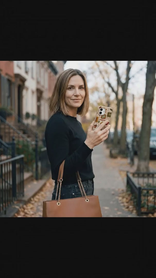 Seashell Autumn Patch iPhone 17 Pro Case - Product video demonstration