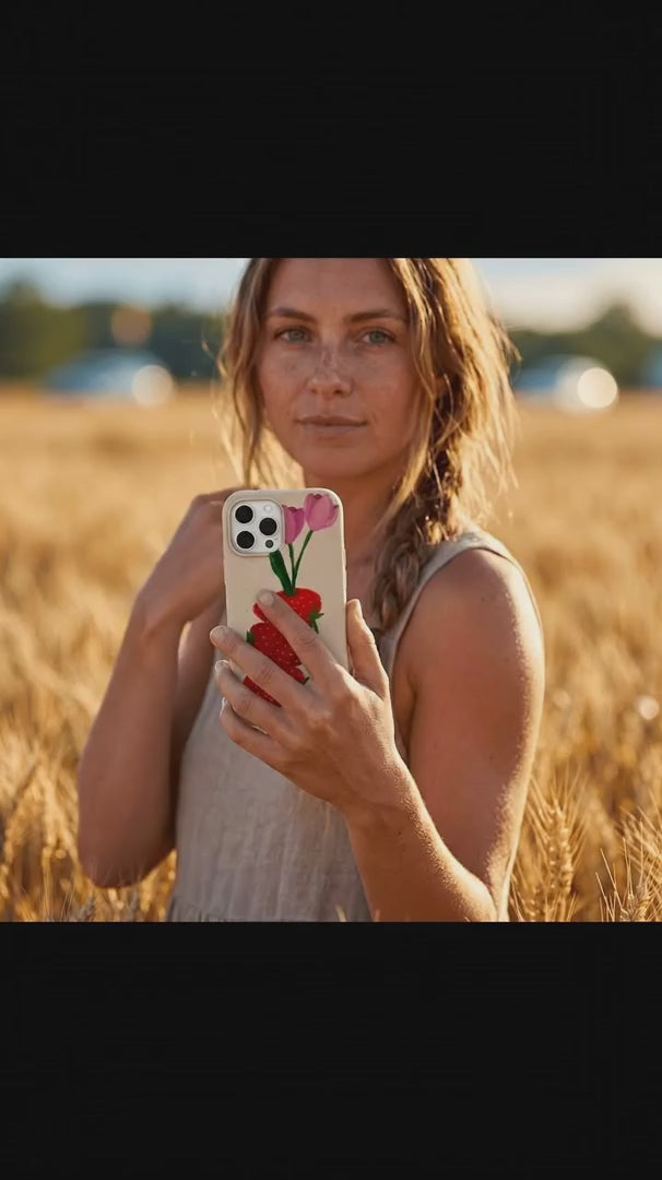 Seashell Berry Bloom iPhone 16 Pro Max Case - Product video demonstration