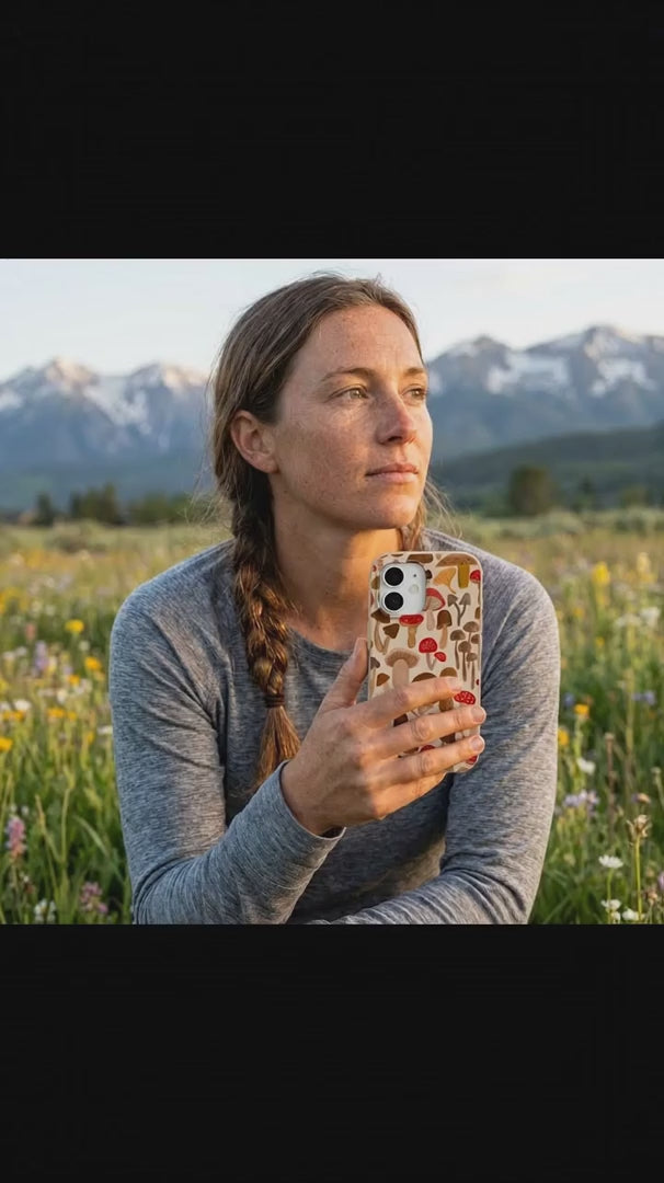 Seashell Shroomy Days iPhone 15 Pro Case - Product video demonstration