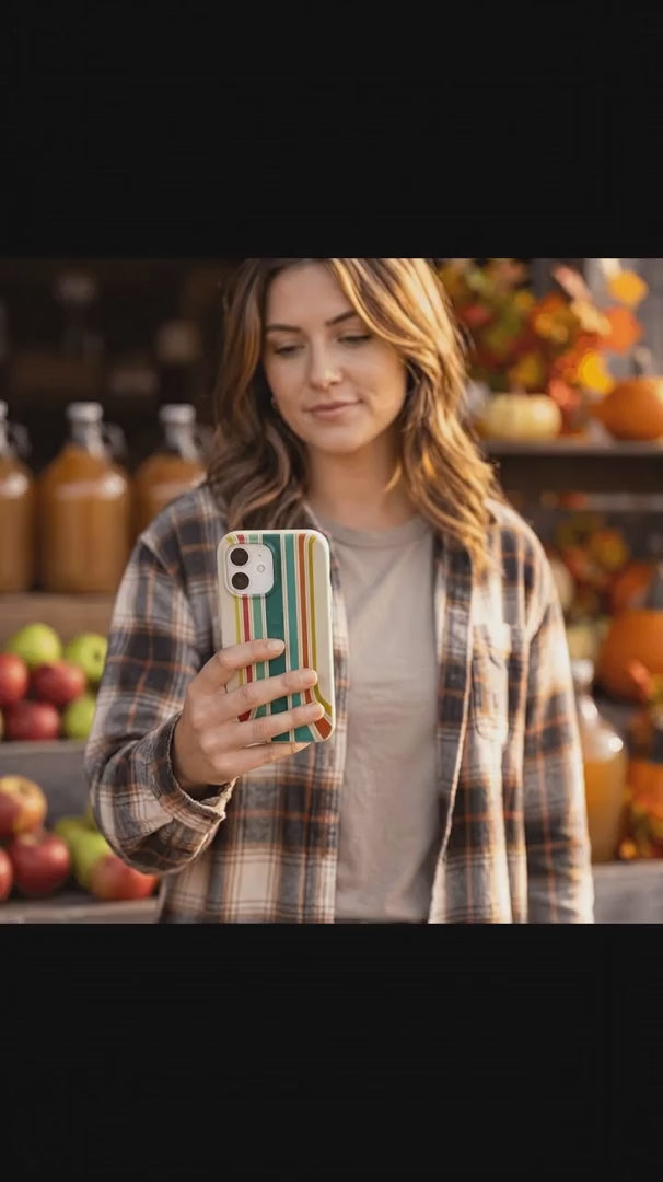 London Fog Retro Lines iPhone 16 Pro Max Case - Product video demonstration