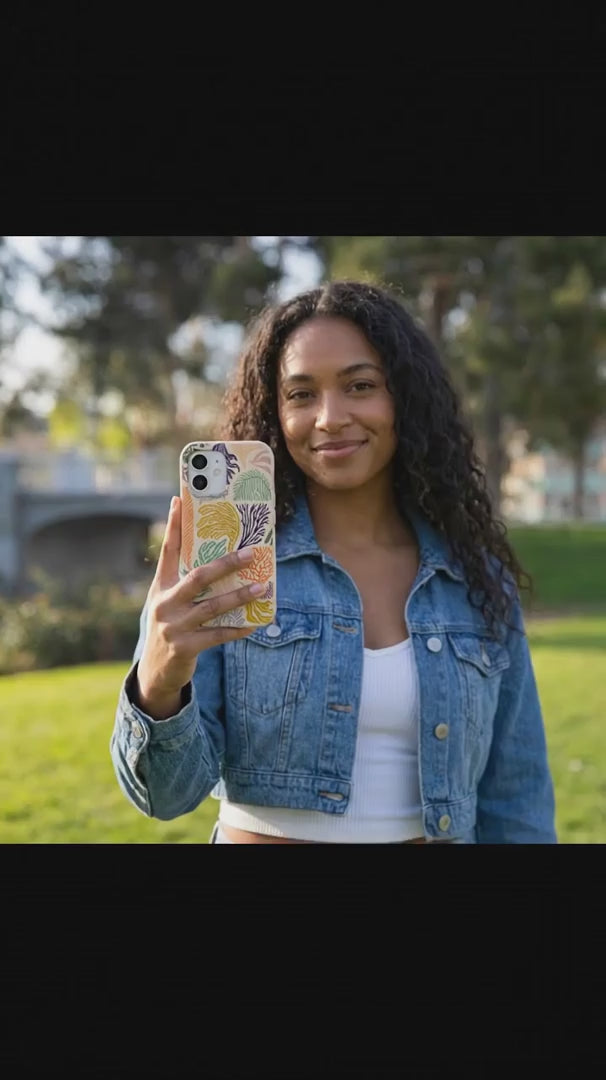 Seashell Coral Dreams iPhone 16 Case - Product video demonstration