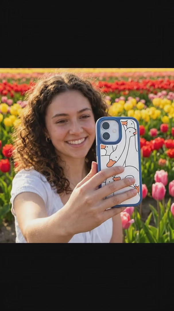 Clear Silly Goose iPhone 17 Pro Case With True Blue Ridge (MagSafe included) - Product video demonstration