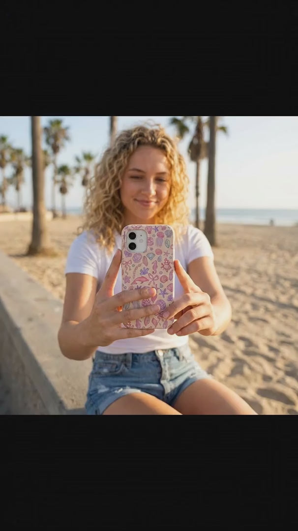 Seashell Mermaid Dreams iPhone 15 Pro Case - Product video demonstration