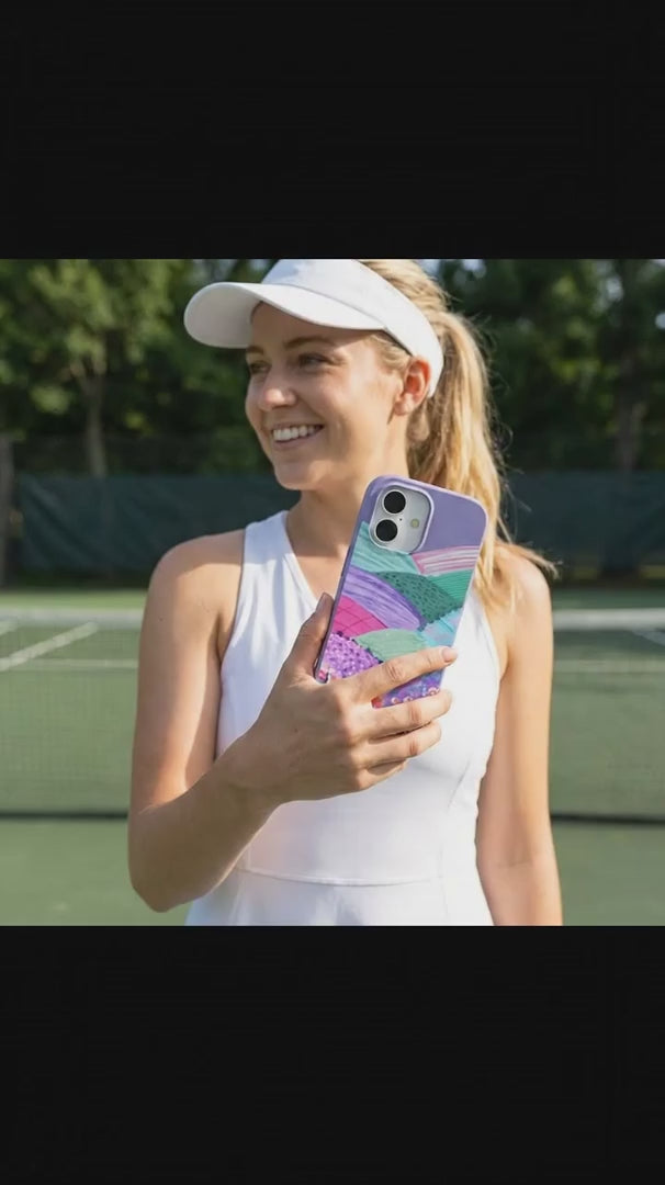 Lavender Misty Mauve iPhone 15 Pro Case - Product video demonstration