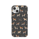 Coque pour iPhone 14 Black Beagle Buds
