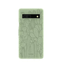 Coque Google Pixel 7a Cactus vert sauge
