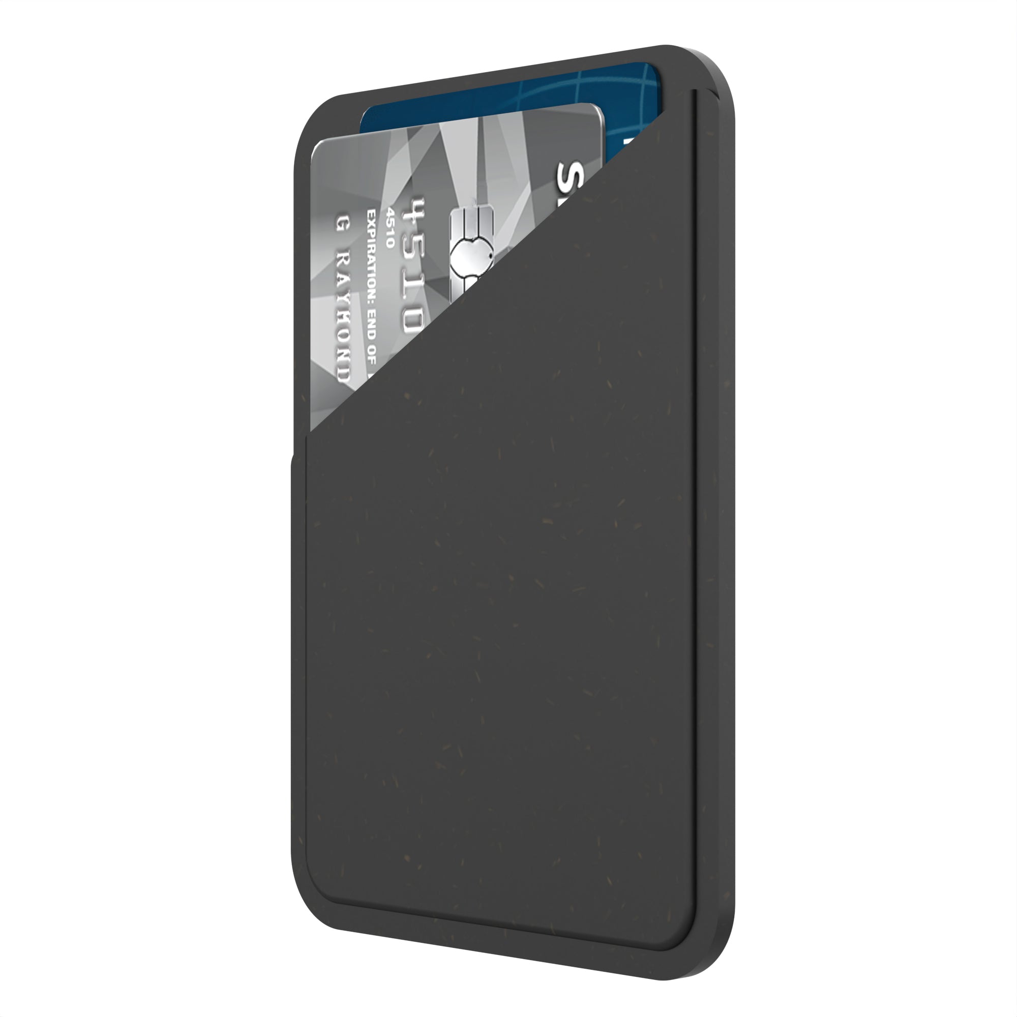 Hardware Mini Credit Card Wallet in Black