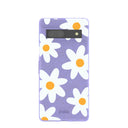 Coque Google Pixel 7a à motif marguerites lavande