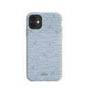 Powder Blue Fin iPhone 11 Case