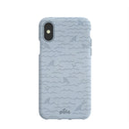 Powder Blue Fin iPhone X Case