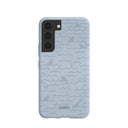 Coque Fin Bleu Poudre pour Samsung Galaxy S22