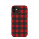 Coque en flanelle noire pour iPhone 11