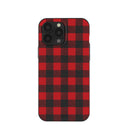 Coque en flanelle noire pour iPhone 13 Pro Max