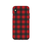 Black Flannel iPhone X Case