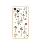 Clear Floral Vines iPhone 13 Case With London Fog Ridge