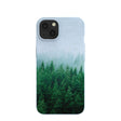 Coque pour iPhone 13 « Brouillard forestier bleu poudre »