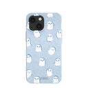 Coque Ghostly bleu poudre pour iPhone 13 Mini
