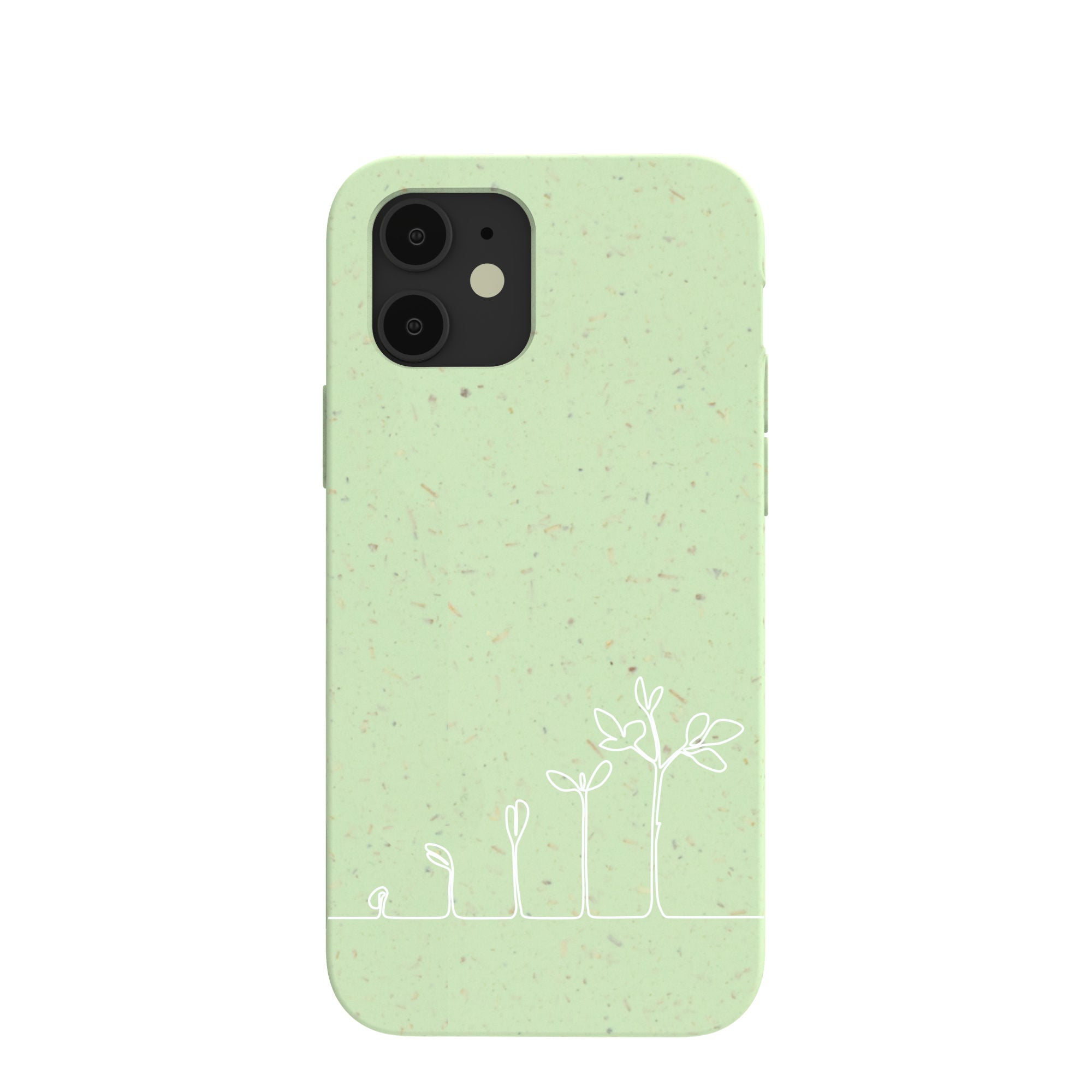 Yoedge 2 × Funda Para IPhone 12 / IPhone 12 Pro 6,1", Carcasa Para Teléfono Móvil Con Blanco Flores Lindo Dibujos Aesthetic Cover, Soft Cristal Caja