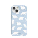 Powder Blue Ice Bears iPhone 14 Case