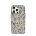 London Fog Indigo Bouquet iPhone 15 Pro Case