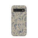 Coque pour Google Pixel 8a London Fog Indigo Bouquet