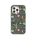 Black Indoor Garden iPhone 14 Pro Case