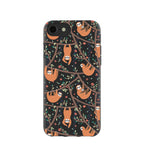 Black Jungle Sloths iPhone 6/6s/7/8/SE Case