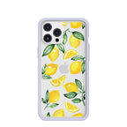 Clear Lemon Fizz iPhone 12 Pro Max Case With Lavender Ridge