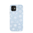 Coque bleu poudre Let it Snow pour iPhone 12/iPhone 12 Pro