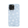 Coque bleu poudre Let it Snow pour iPhone 13 Pro Max