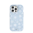 Coque bleu poudre Let it Snow pour iPhone 15 Pro