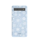 Powder Blue Let it Snow Google Pixel 6a Case