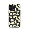 Black Little Elephants iPhone 13 Pro Case