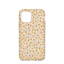Coque iPhone 11 Pro Coquillage Petites Fleurs Jaunes