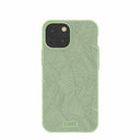 Coque iPhone 13 Mini à feuilles luxuriantes vert sauge