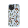 Powder Blue Nature walks iPhone 13 Mini Case