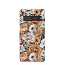 Coque Google Pixel 7 Pro à motif de pivoines noires