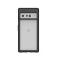 Coque transparente avec bord noir pour Google Pixel 6 Pro