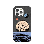 Black Retro Moon iPhone 14 Pro Case