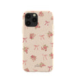 Coque iPhone 11 Pro Motif coquillages, roses et nœuds