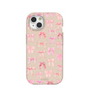 Seashell Rosy Bows iPhone 15 Case